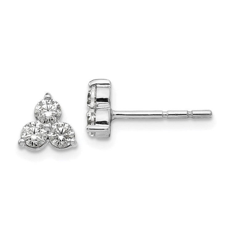 White Gold Lab Grown Diamond Earrings