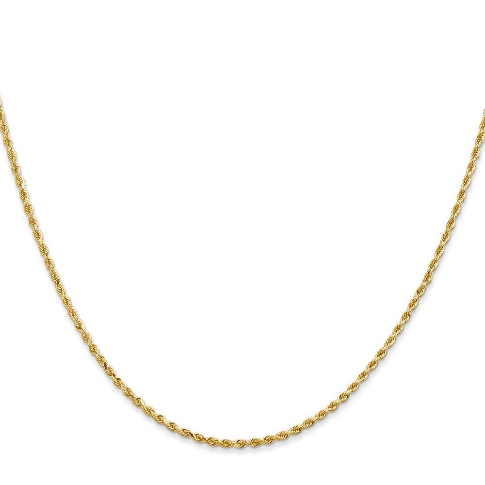 10K 1.65-1.68mm Solid D/C Light Rope Chain - Legacy Of The Heart