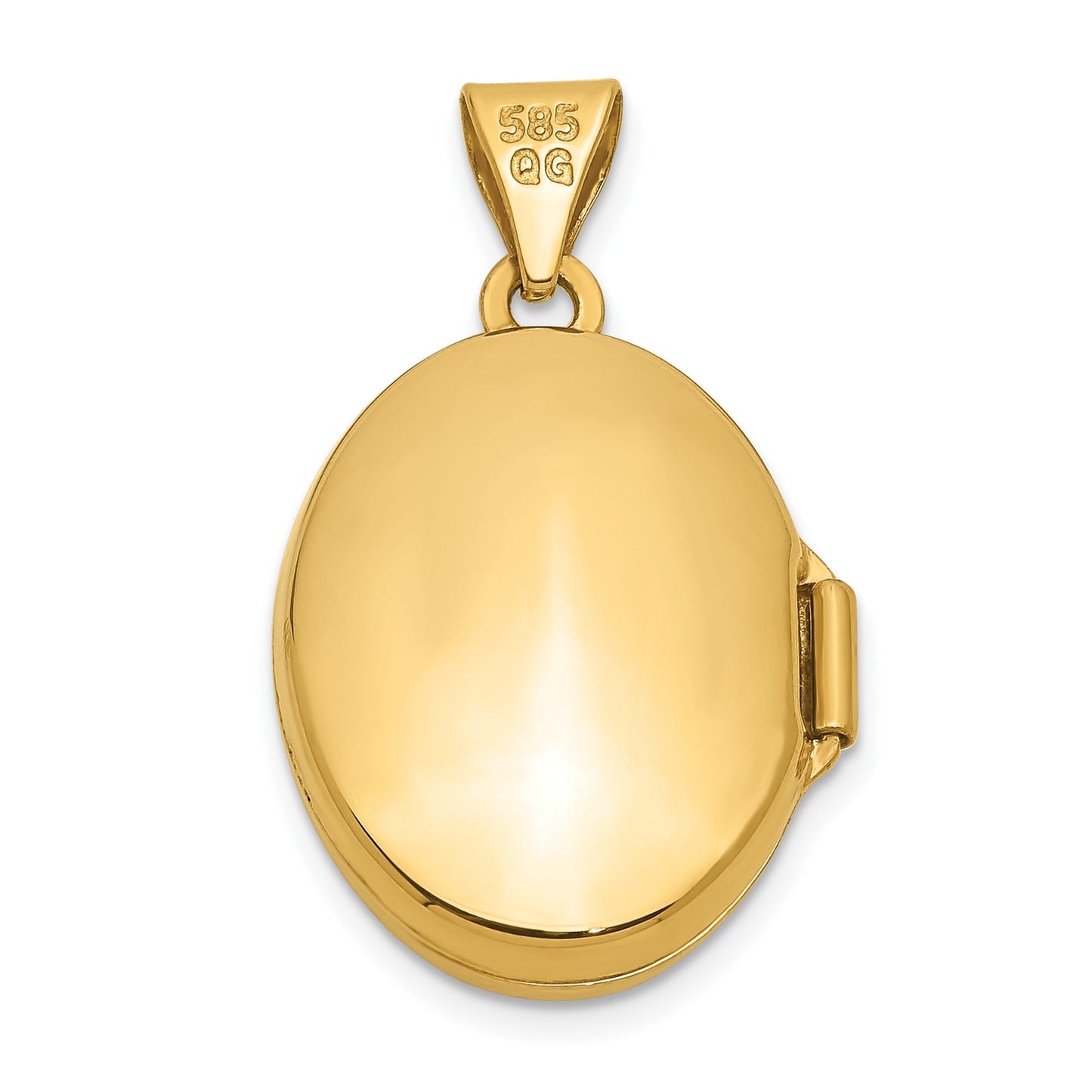 DL 10k Diamond Oval Locket