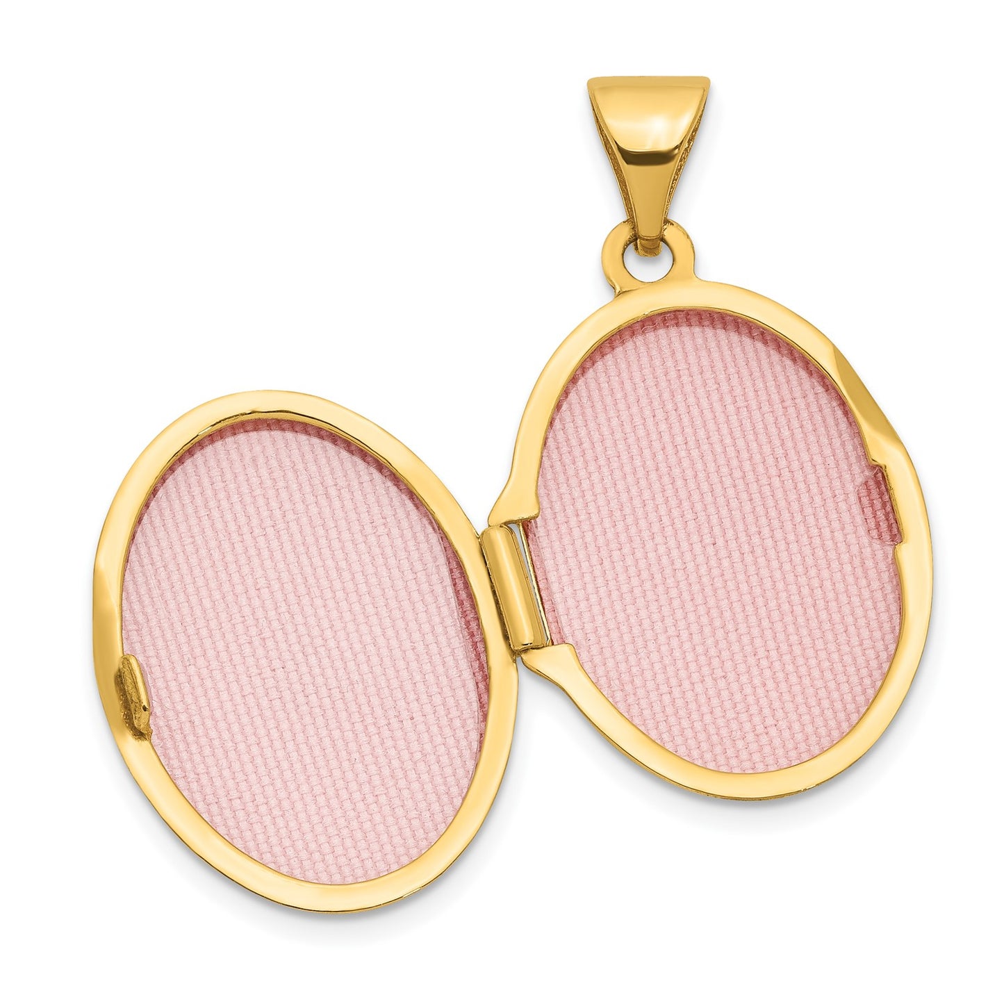 DL 10k Diamond Oval Locket