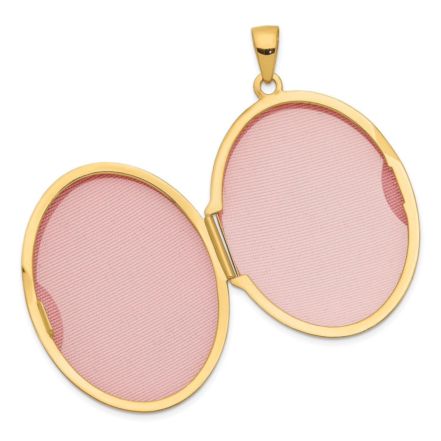 GL 10k Yellow Gold 31mm Oval Scroll Locket