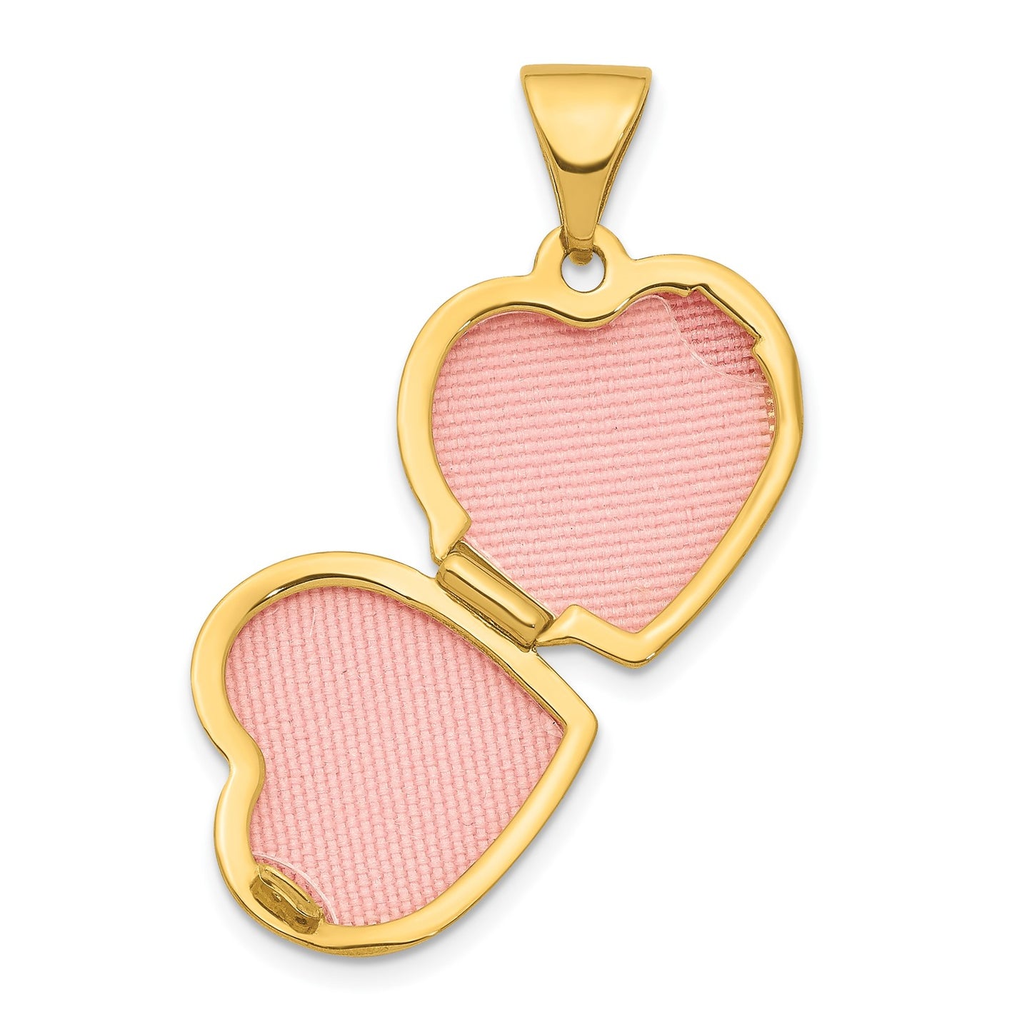 GL 10k Heart 13mm Locket Pendant