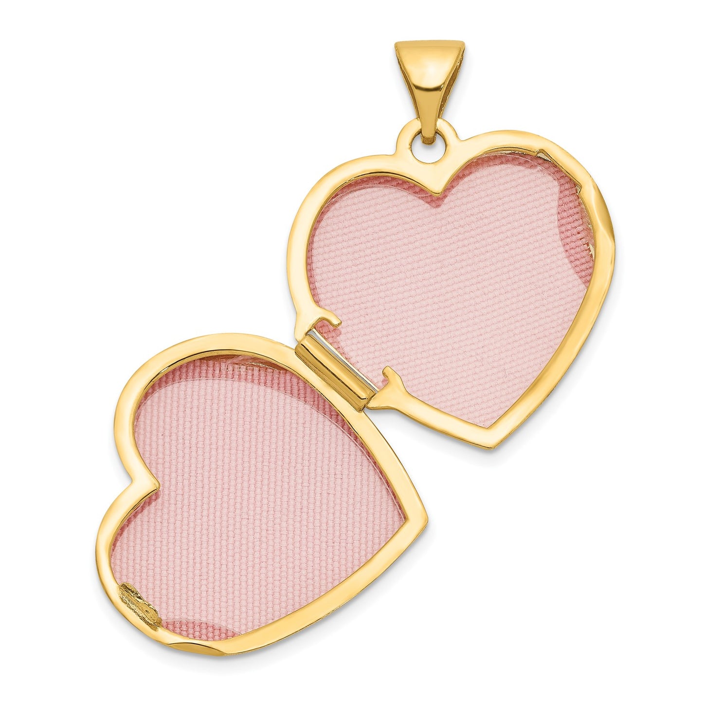 GL 10k Double Heart Locket