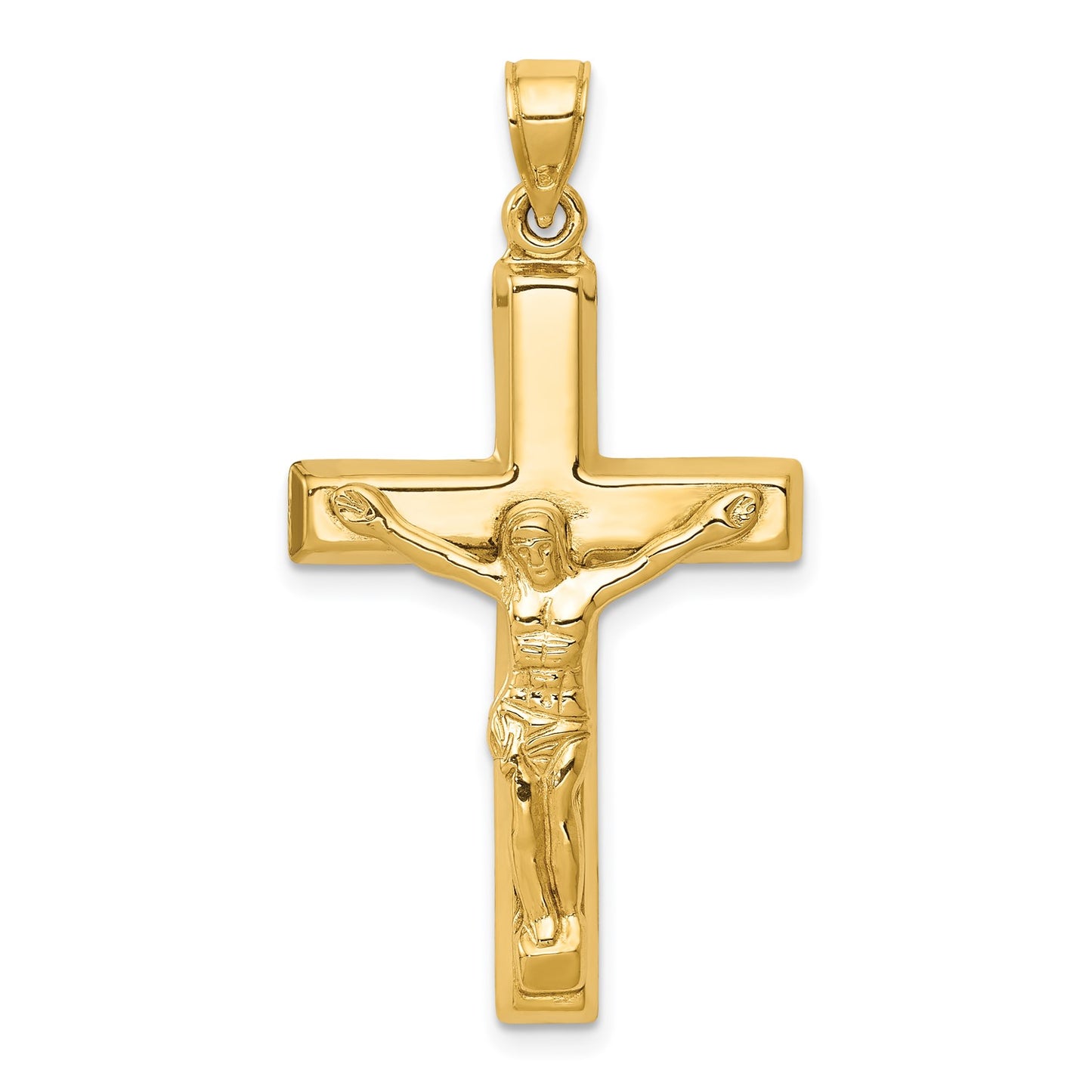 GP 14k Polished Crucifix Pendant
