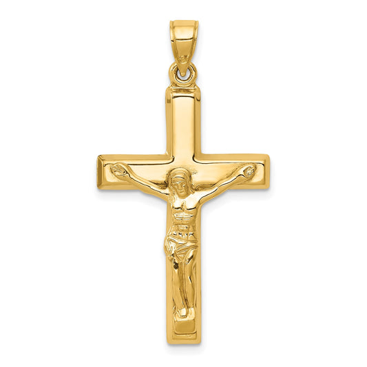 GP 14k Polished Crucifix Pendant