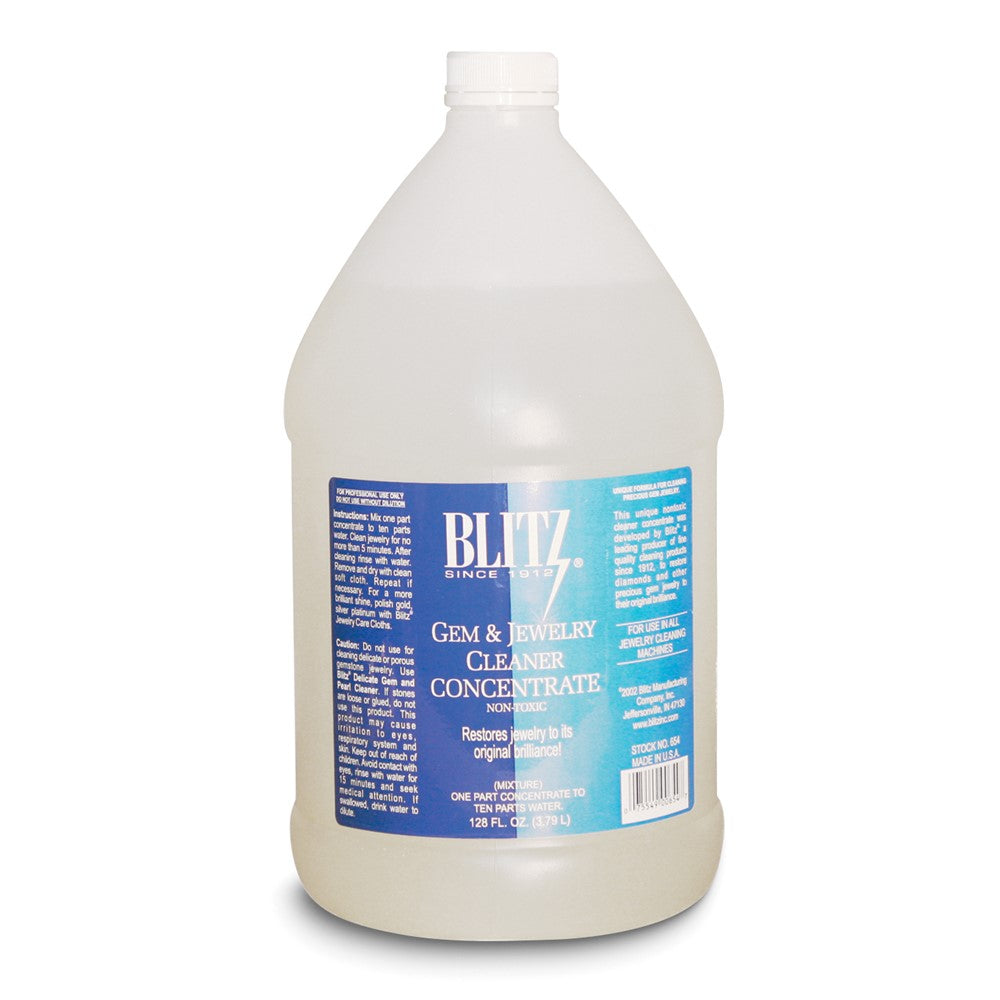 JC Blitz Gallon Gem and Jewelry Cleaner Concentrate
