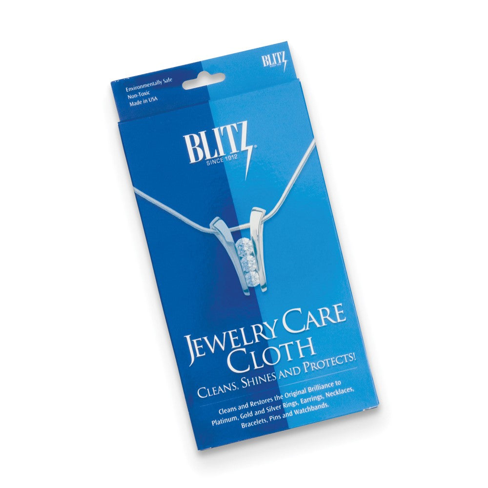 JC Blitz Designer Carton with 12x15 Jewelry Care Cloth for Gold and Platinum