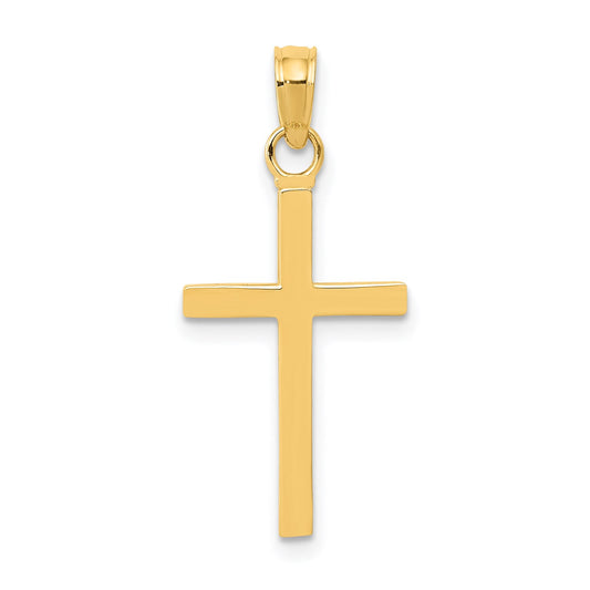 GP 14k Polished Cross Pendant