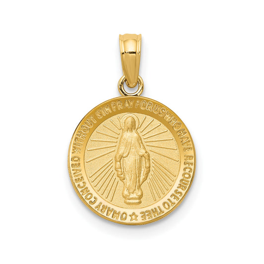 GP 14k Miraculous Medal Pendant