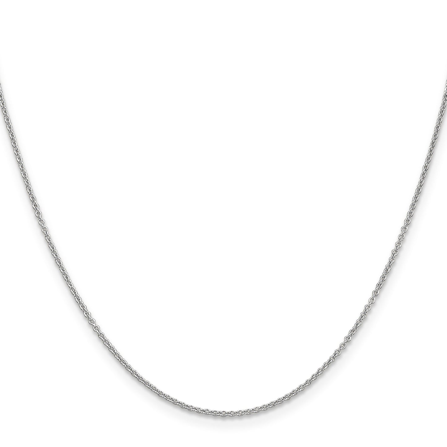 GC 14K White Gold 20 inch 1.2mm Cable with Lobster Clasp Chain
