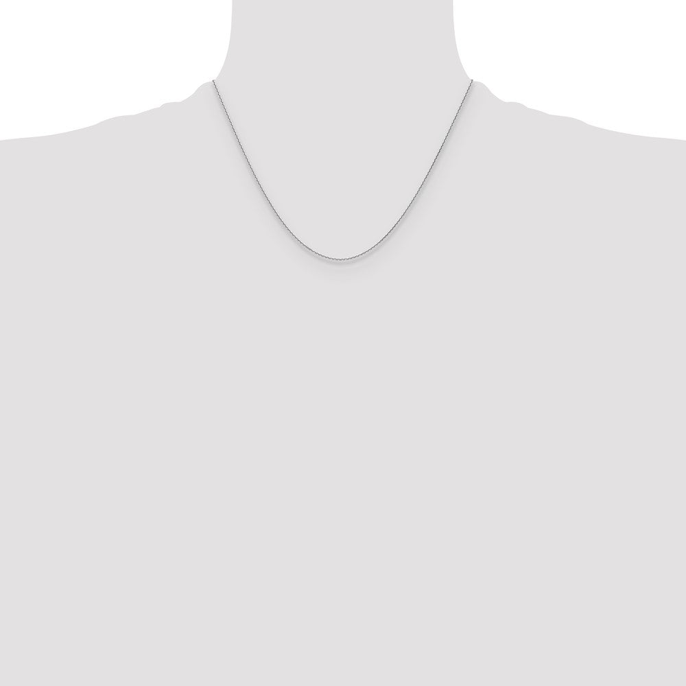 GC 14k WG 1.2mm D/C Cable Chain