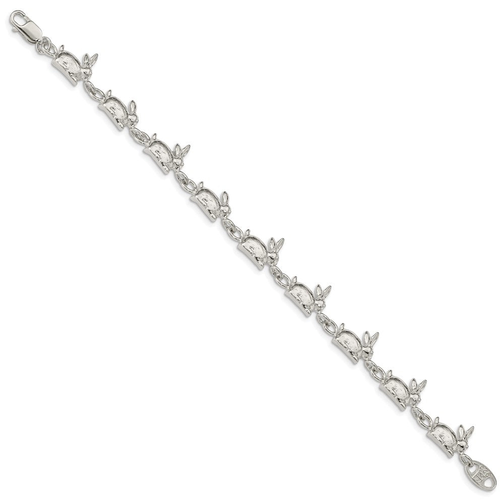 SSB Sterling Silver Rabbits Bracelet