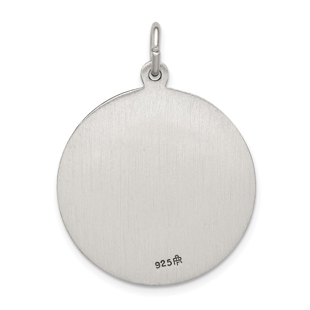 SSP Sterling Silver Antiqued Saint Michael Medal
