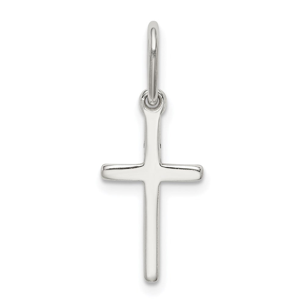 SSCM Sterling Silver Polished Latin Cross Charm