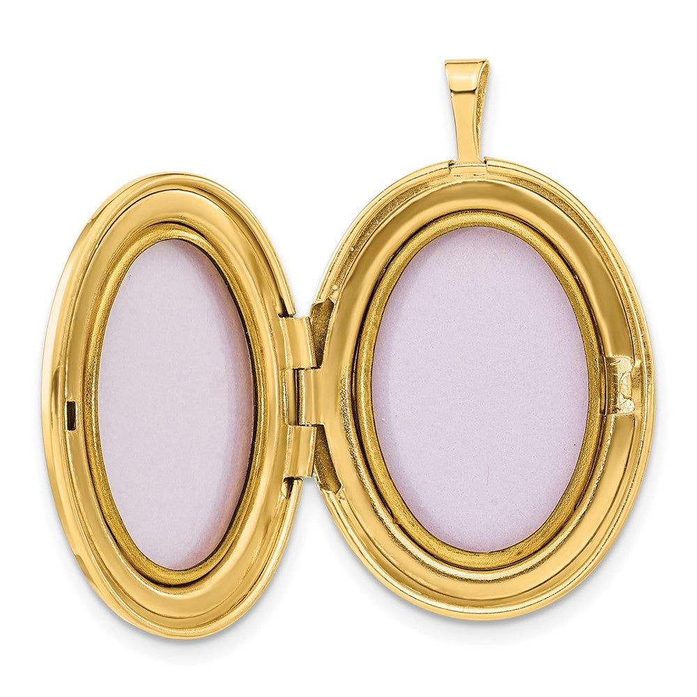 SSP Sterling Silver & Gold-plated Forever Man & Woman Oval Locket
