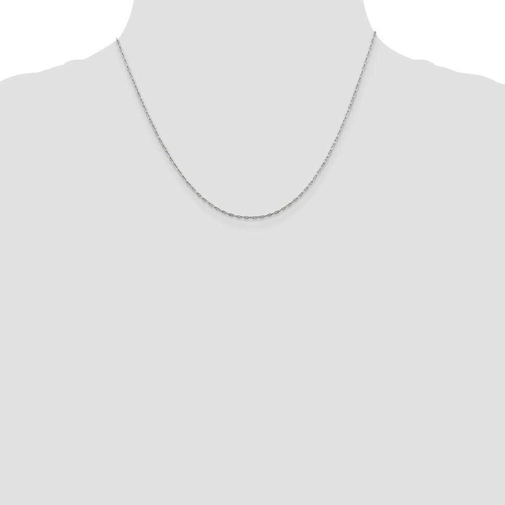 SSC Sterling Silver 1.4mm Flat Oval Cable Chain