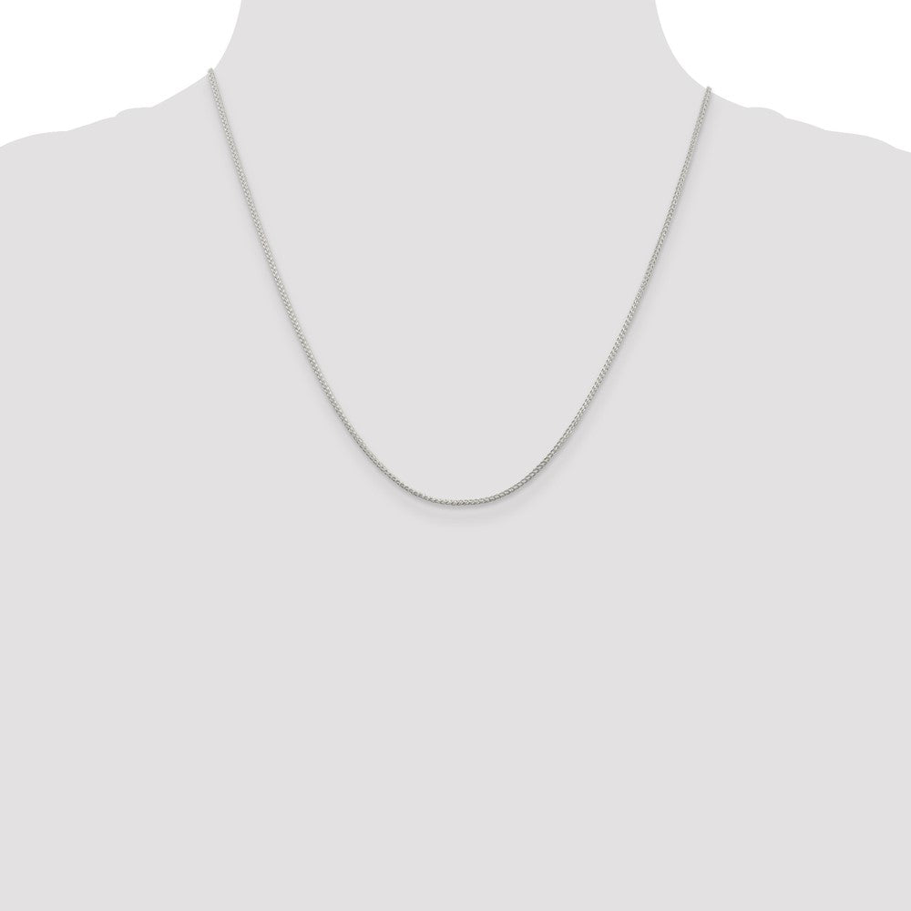SSC Sterling Silver 1.25mm Round Spiga Chain