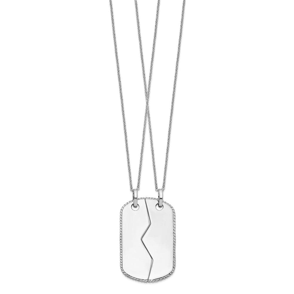 Military Dog Tag For Two - deborahjbirdoesdesigns