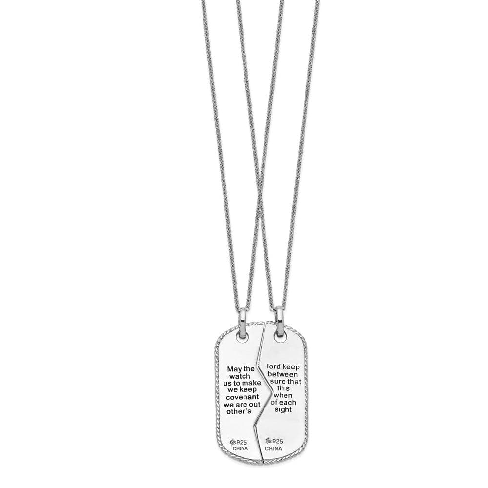 Military Dog Tag For Two - deborahjbirdoesdesigns