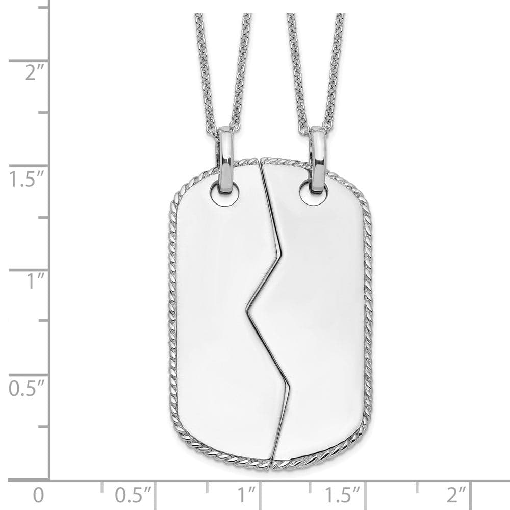 Military Dog Tag For Two - deborahjbirdoesdesigns