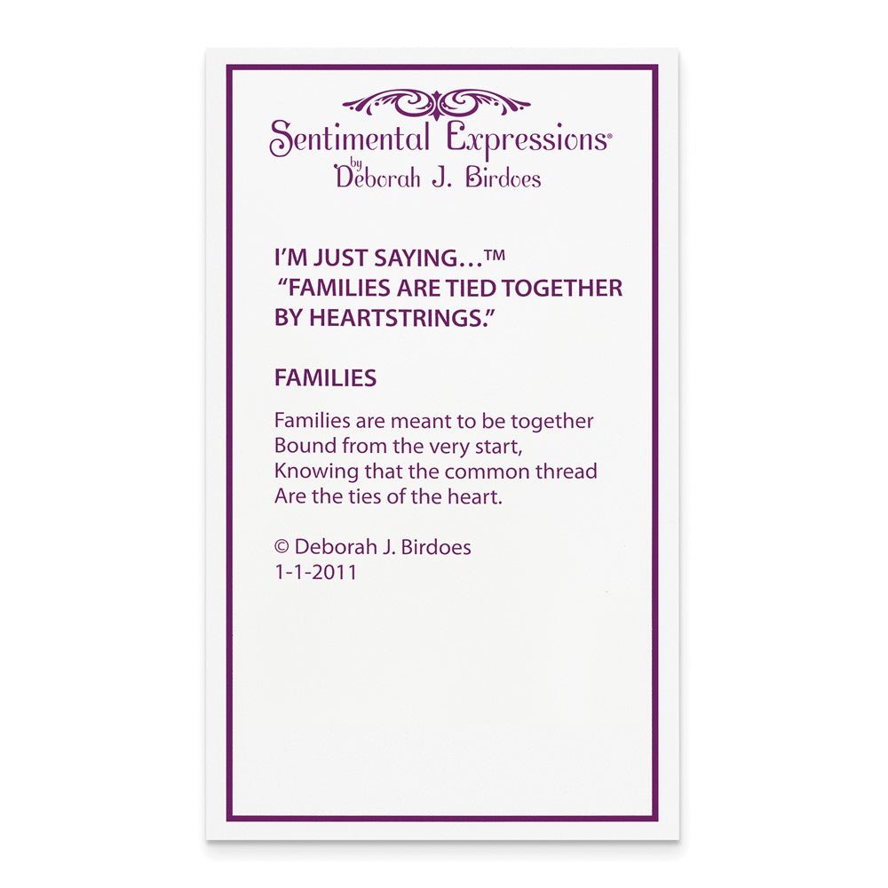 Families Are Tied Together - deborahjbirdoesdesigns