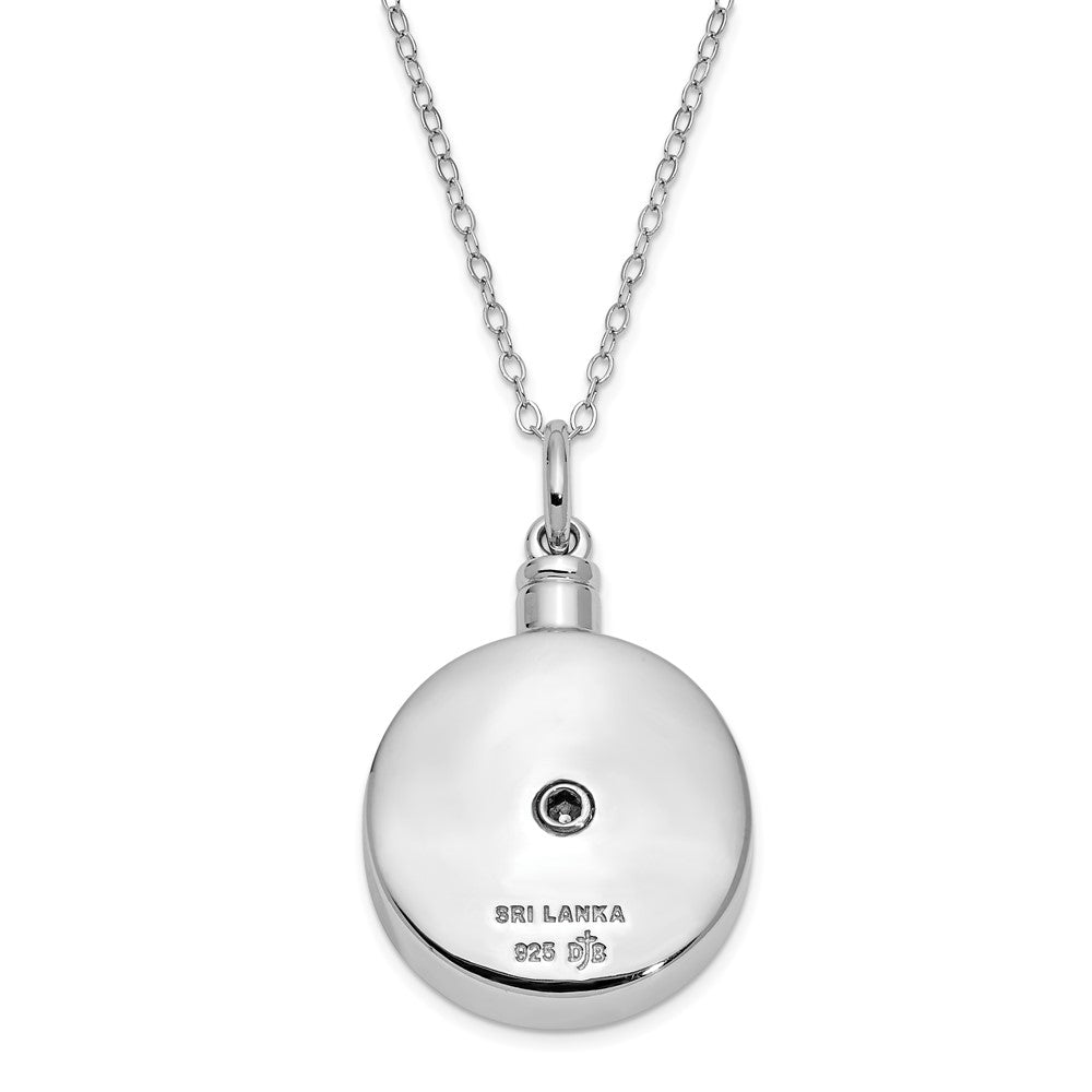 SE Sterling Silver Rhodium-plated Gold-plated Your Brightest Star Ash Holder 18 Inch Necklace