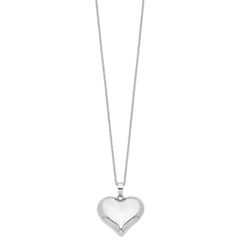 SE Sterling Silver Without You Hear Ash Holder 18 Inch Necklace