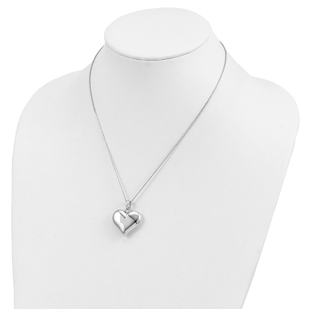 SE Sterling Silver Without You Hear Ash Holder 18 Inch Necklace