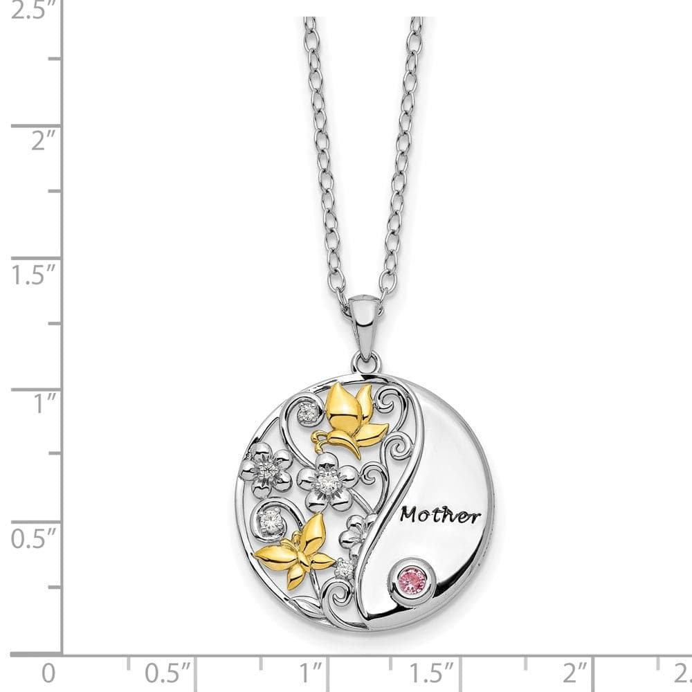 Mother Heart (Pink and Clear) - deborahjbirdoesdesigns