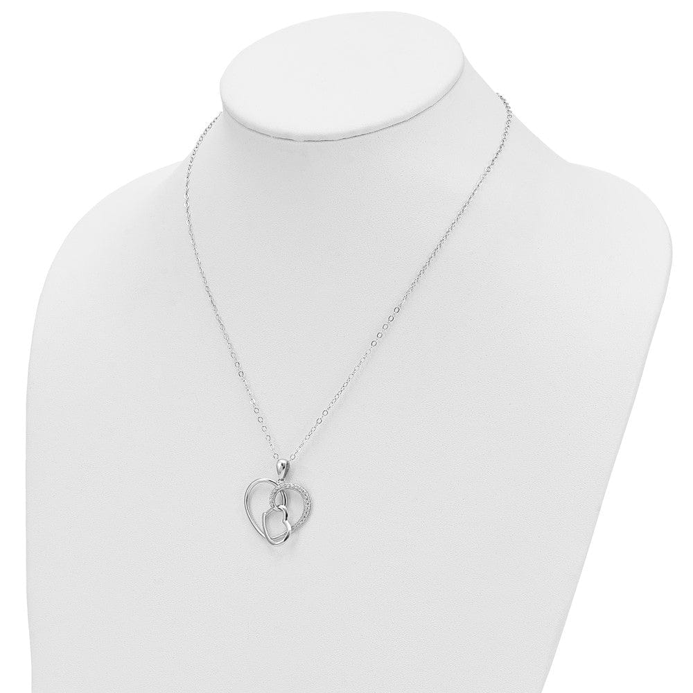 SE Antiqued Love You To Pieces | Rhodium Plated Sterling Silver | Sentimental Expressions