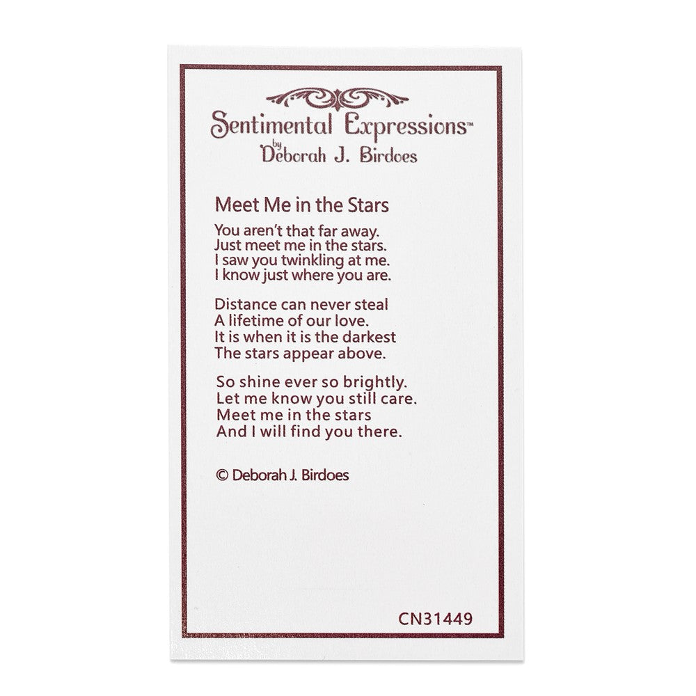 SE Sterling Silver Rhodium-plated Antiqued Meet Me in the Stars 18 Inch Necklace