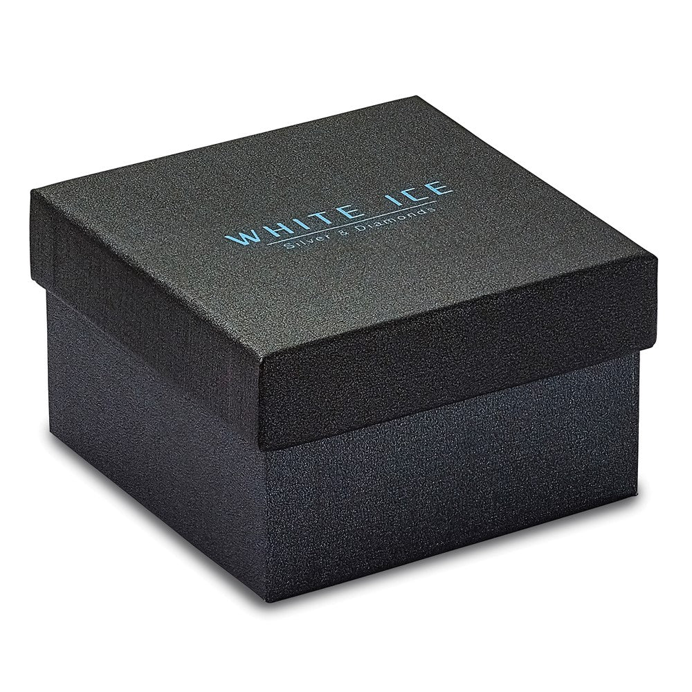 DSS Sterling Silver Rhodium-plated 18 Inch Diamond Tree Necklace with 2 Inch Extender