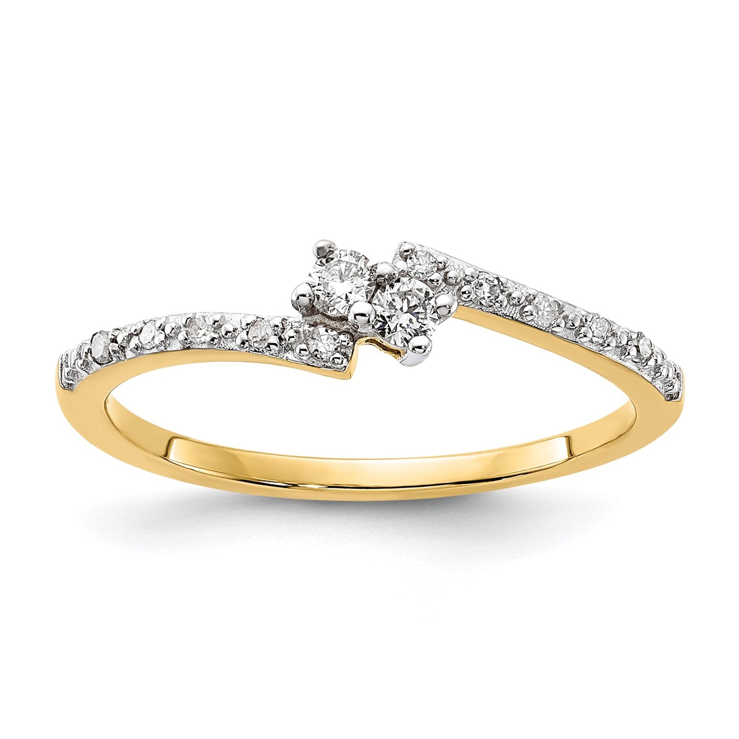 DG 10K Diamond Fashion Ring