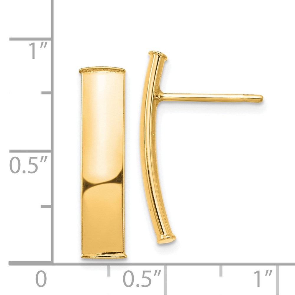 GE 14k Polished 5mm Post Earrings