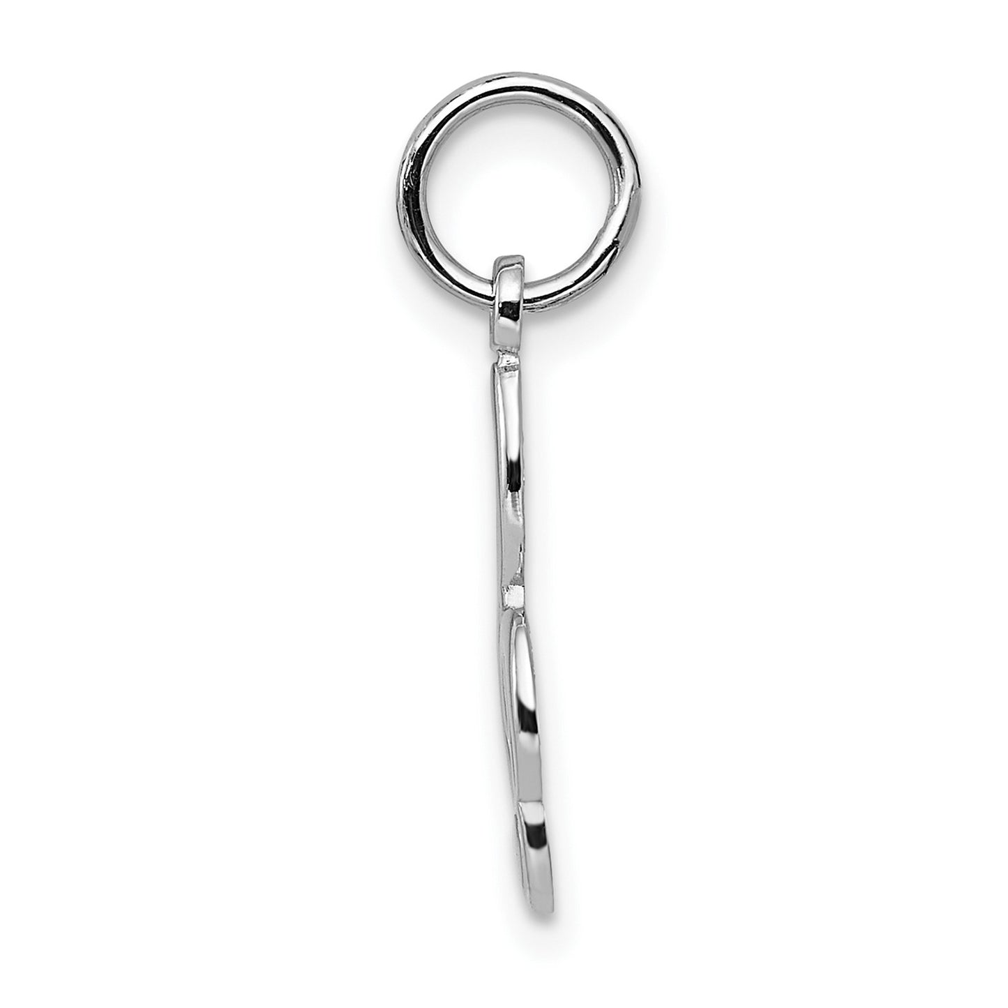 GP 14k White Gold Treble Clef Charm