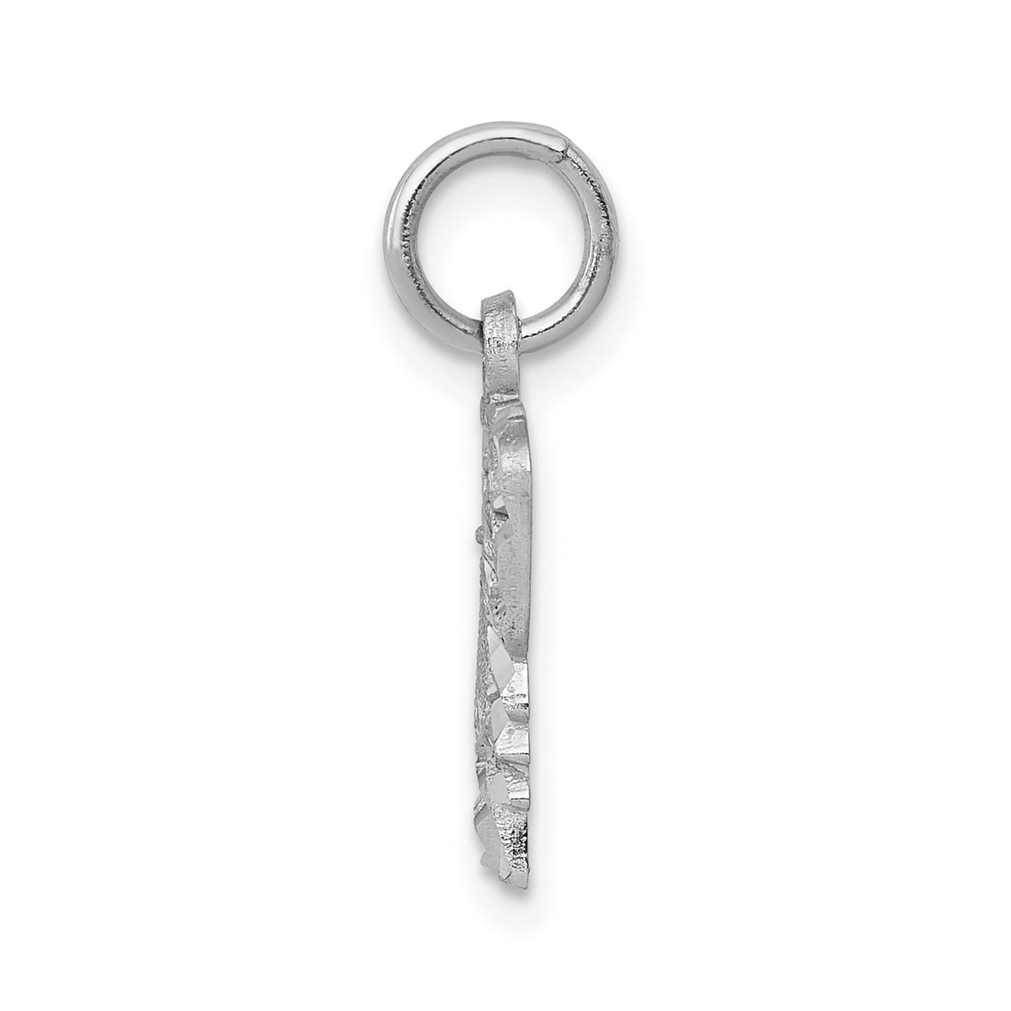 GCH 14k White Gold Butterfly Charm