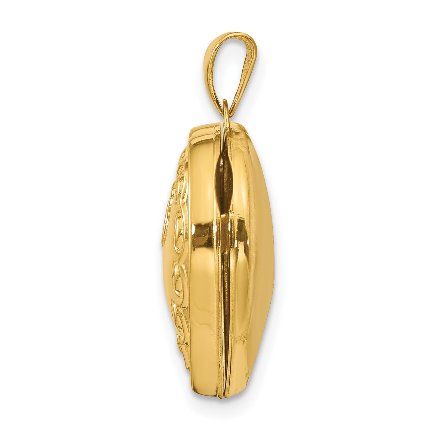 GL 14k Domed Heart Locket