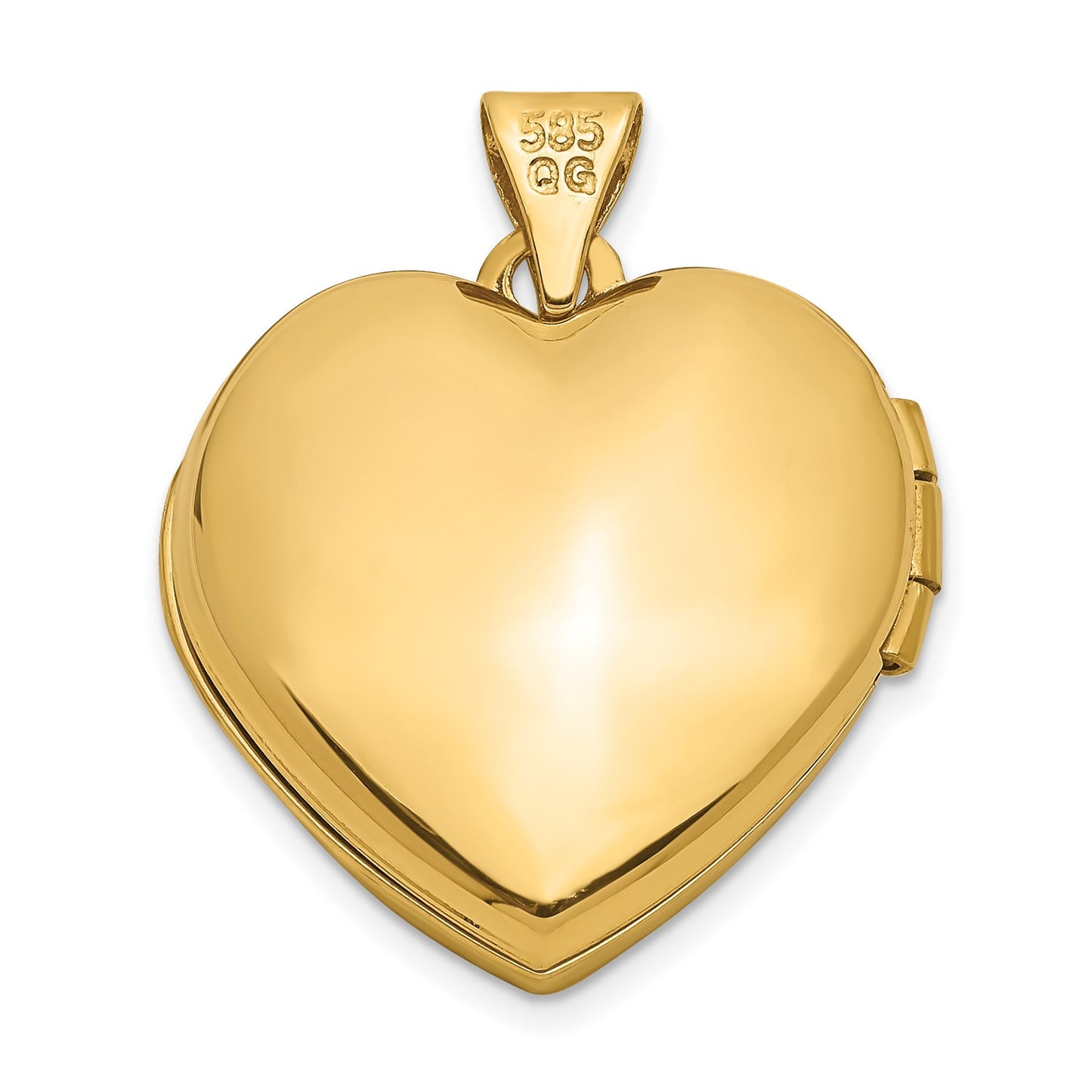GL 14k Domed Heart Locket