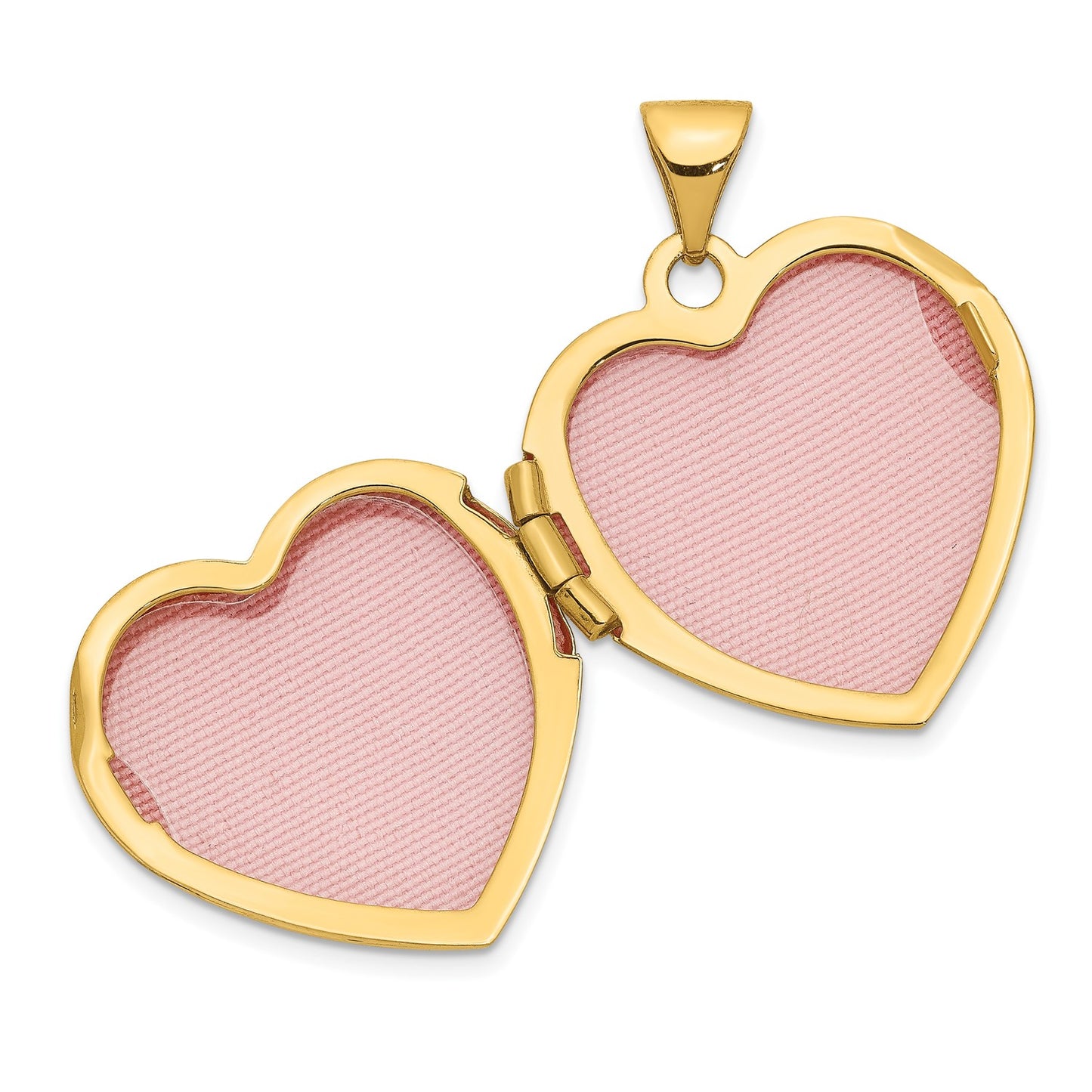 GL 14k Domed Heart Locket