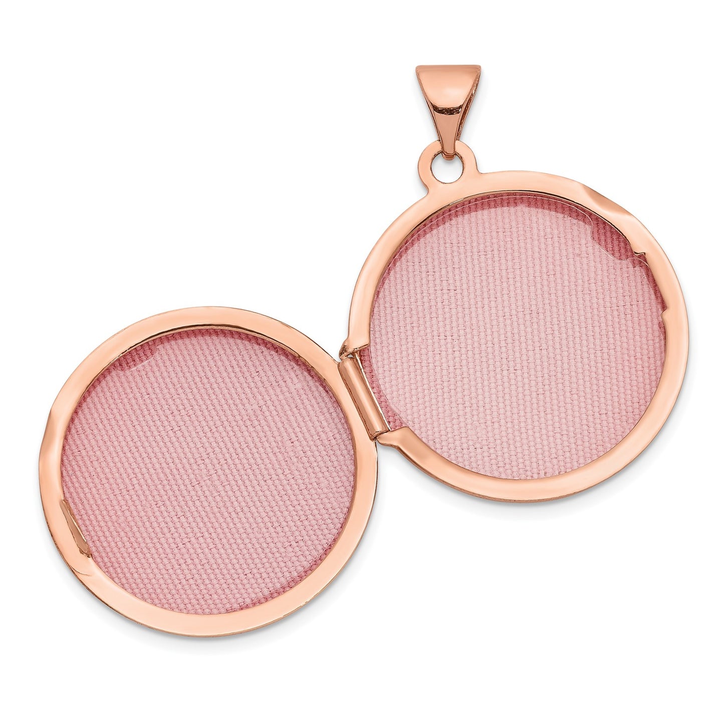 GL 14k Rose Gold 20mm Round Locket