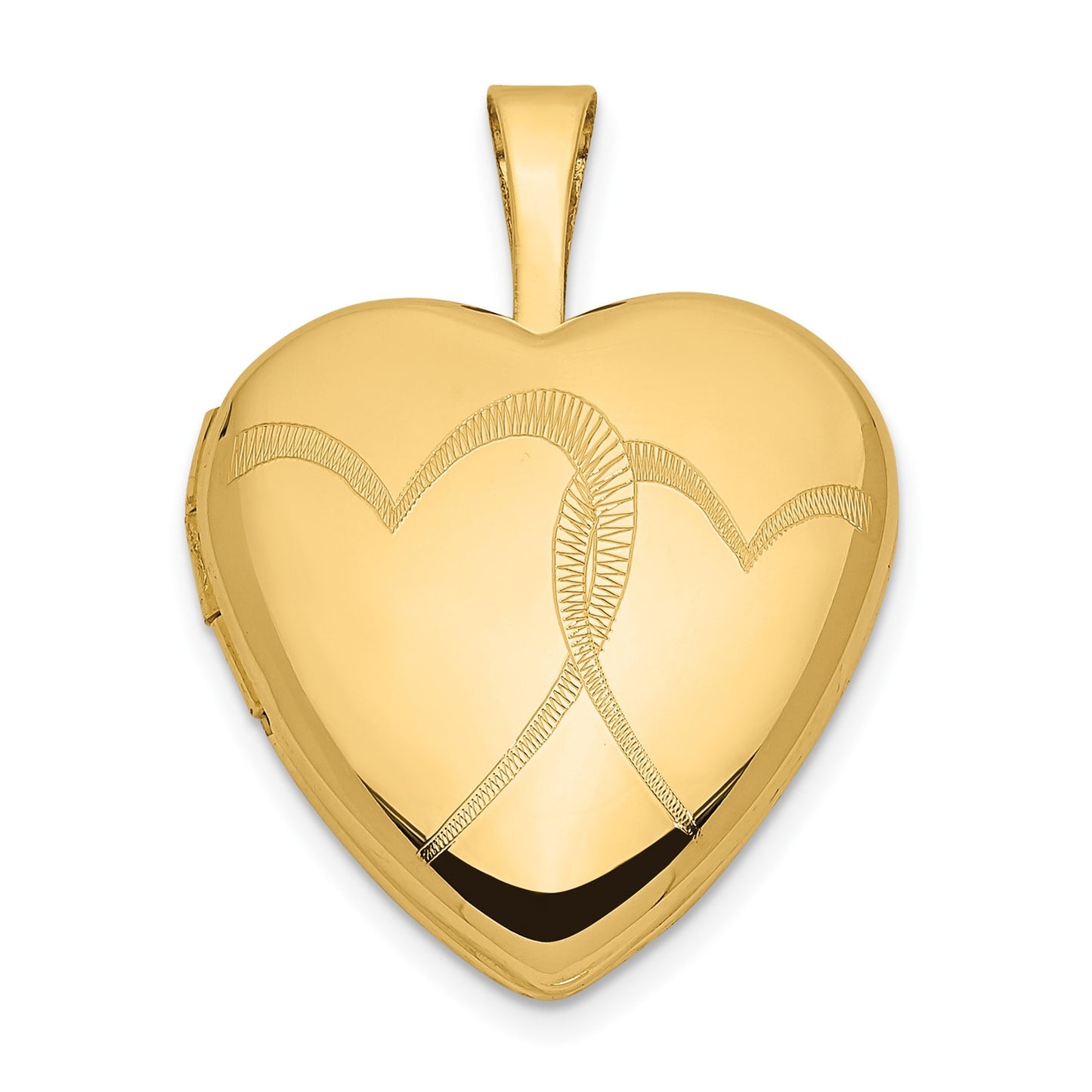 GL 14ky 16mm Double Hearts Locket