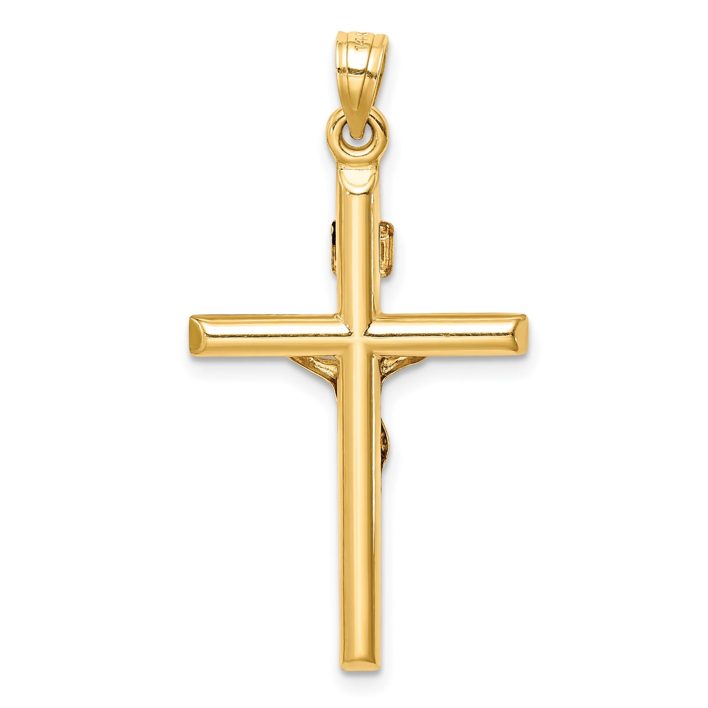 GP 14k Hollow Crucifix Pendant