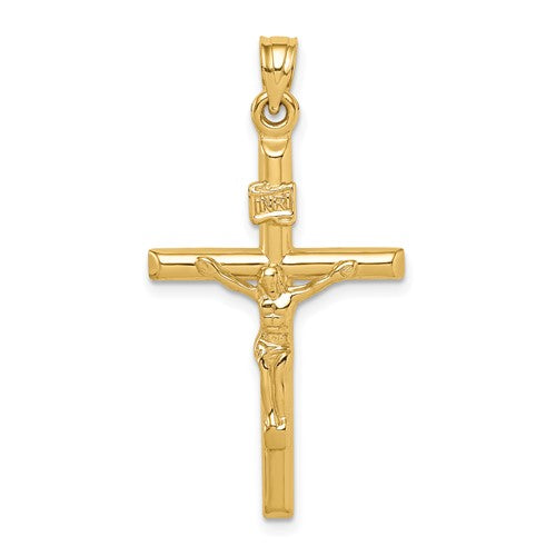 YGP 14k Hollow Crucifix Pendant