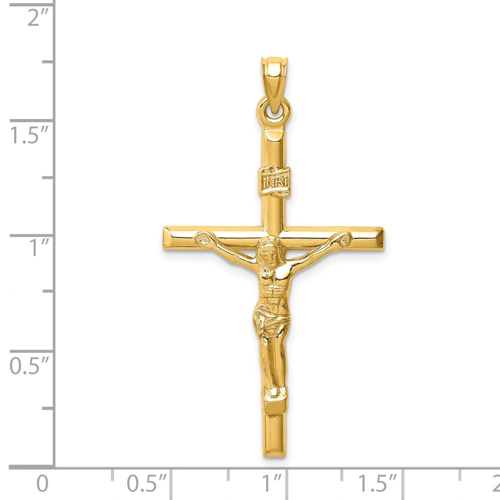 YGP 14k Hollow Crucifix Pendant