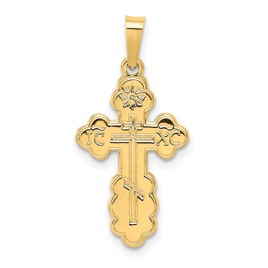 GP 14k Eastern Orthodox Cross Charm