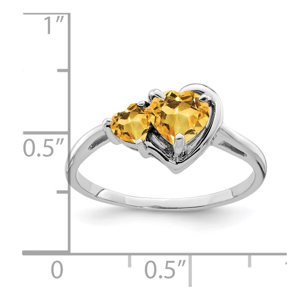 GG 14k White Gold Gemstone Ring