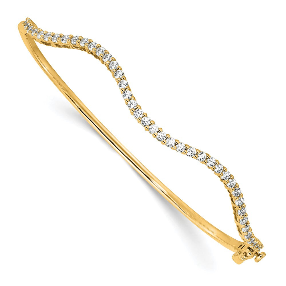 Yellow Gold Lab Grown Diamond Bracelets