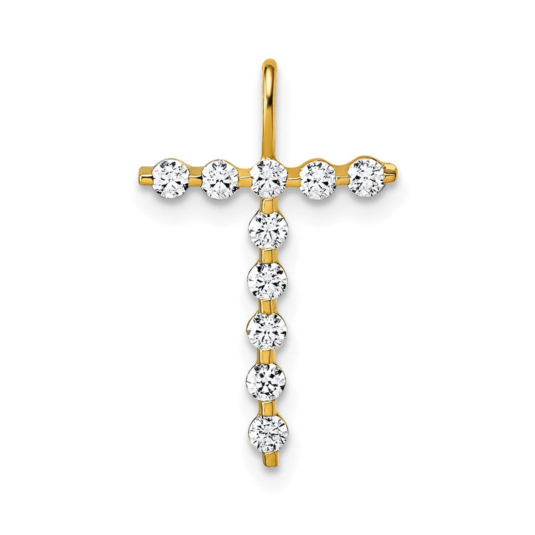 Lab Grown Diamonds - Yellow Gold - pendants & necklaces