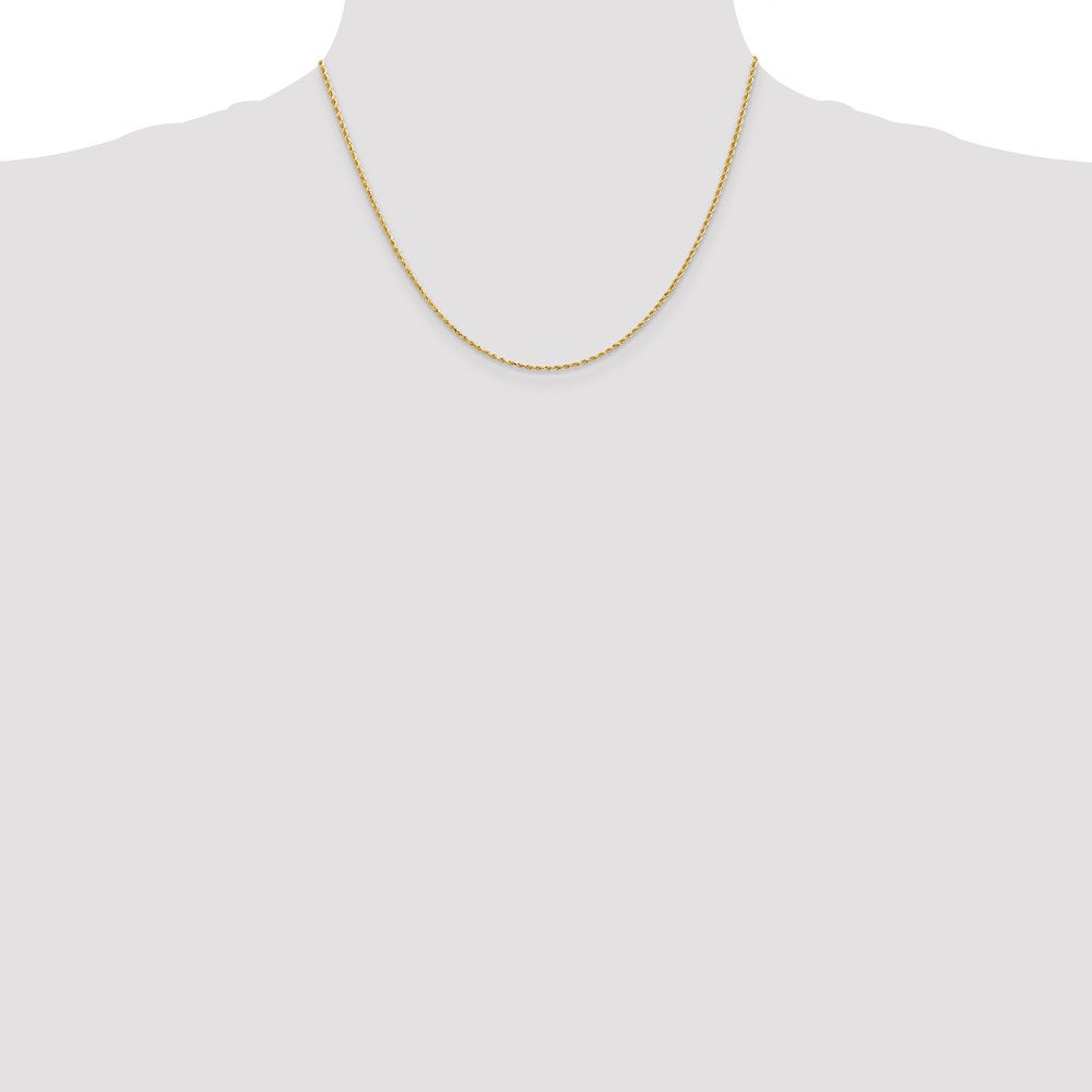 GC 14KT 1.5MM D/C ROPE CHAIN