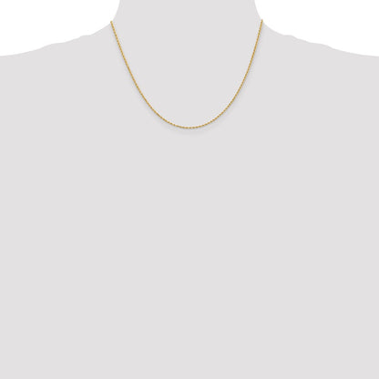 GC 14KT 1.5MM D/C ROPE CHAIN